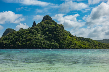 Tropical island in the Philippines