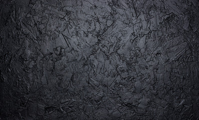 Black stone texture, dark slate background