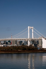 Tokyo skyline and bridge