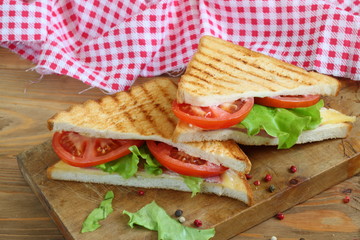 ham and cheese sandwich