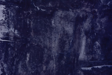 Blue concrete wall with copy space.