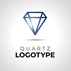 Premium universal gems logo. Abstract elegant gem logo icon vector design. Universal creative premium symbol. Luxury jewel logotype.