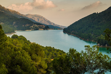Gudalest Valley is a beautiful place in the mountains. Alicante province. Spain