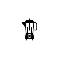 Blend vector icon in black solid flat design icon isolated on white background