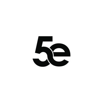 5e letter original monogram logo design