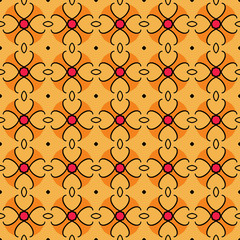 Abstract geometric seamless pattern illustration