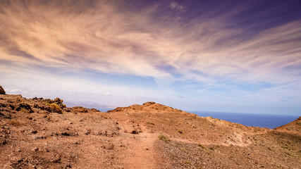 wulkan Montana Roja, Wyspy Kanaryjskie, Lanzarote