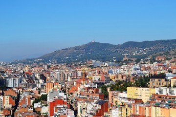 Fototapeta na wymiar View of the Barcelona El Call area