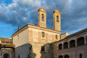 Obraz premium Convent of San Antonio el Real in Segovia, a part of this building is a hotel, built around the 15th century (Spain)