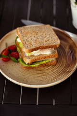 Club Sandwich mit 3 Schichten