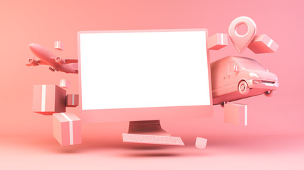 Computer online shopping