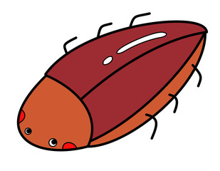 ゴキブリ２つや線(色)