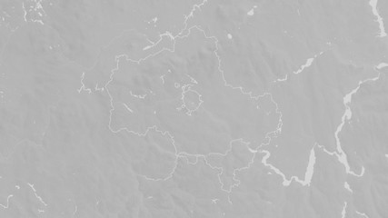 Moskva, Russia - outlined. Grayscale