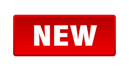 new button. new square red push button