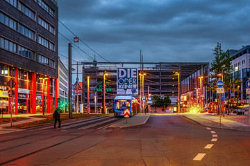 Fototapeta na wymiar Sonnenaufgang in Chemnitz