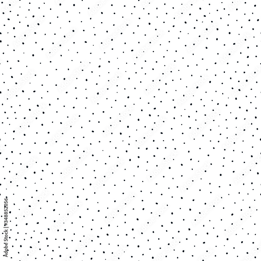 Poster background polka dot. seamless pattern. random dots, snowflakes, circles. design for fabric, wallpap