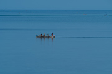 Sea and fishermen