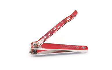 photography of stainless steel nail clippers with holes, large model,
