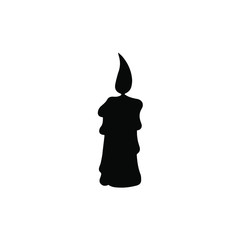 candle icon in vector 