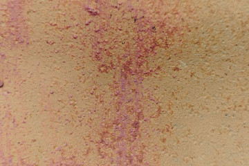 Abstract texture of rusty metal close up