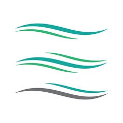 Abstract Swoosh Logo Design Template