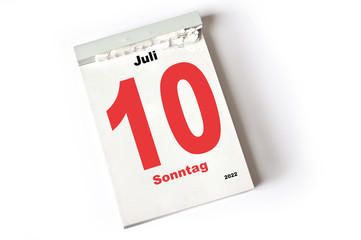 10. Juli 2022