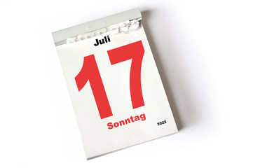 17. Juli 2022