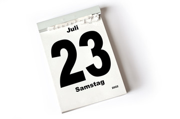 23. Juli 2022