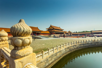 Inside the forbidden city in Beijing