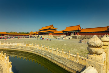 Inside the forbidden city in Beijing
