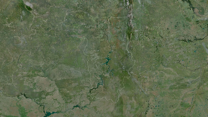 Perm', Russia - outlined. Satellite