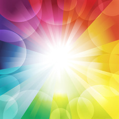 Obraz premium Dynamic Radial Burst Background Abstract Energy Rays