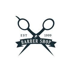 Barbershop Concept Logo Design Template