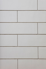 White tiles wall backdrop