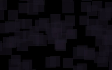 Black abstract background. Backdrop with grey squares. 3D illustration