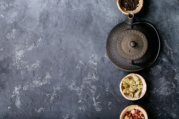 Black tea in a ceramic cup