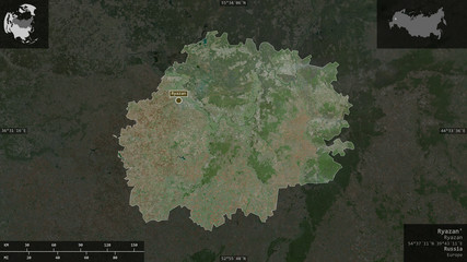 Ryazan', Russia - composition. Satellite