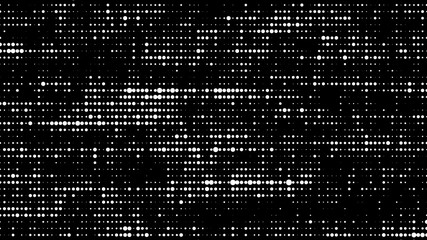 Futuristic dots background. Technology background of many white particles. Vector particle pattern. Artificial intelligence. Big data visualization. Abstract digital design.