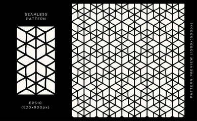 Seamless geometric pattern. Trendy textile, fabric, wrapping. Modern stylish abstract texture. Vector illustration.