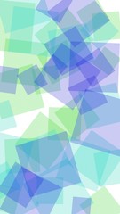 Obraz premium Multicolored translucent hexagons on white background. Vertical image orientation. 3D illustration