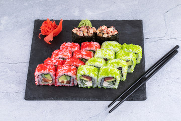 sushi rice from a Japanese restaurant