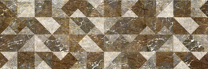 Fototapeta premium Wall Decor for interior home decoration, Ceramic Tile Design. it can be used for ceramic tile, wallpaper, linoleum, backdrop, coverpage, poster, textile, web page background - Illustration