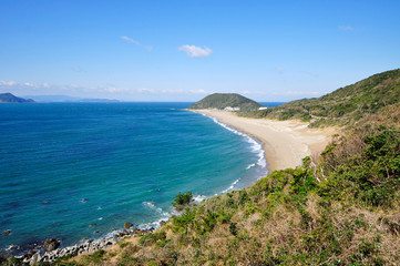 Fototapeta premium 愛知県 田原市 伊良湖岬 恋路ヶ浜