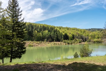 lake in the mountains