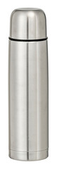Steel thermos bottle with clipping path - obrazy, fototapety, plakaty