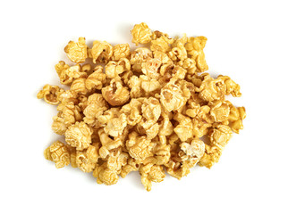 Popcorn isolated on white background