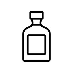 canned jar with narrow neck icon vector. canned jar with narrow neck sign. isolated contour symbol illustration