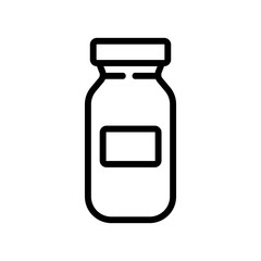 canning bank icon vector. canning bank sign. isolated contour symbol illustration