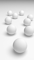 White abstract background. Lowpoly backdrop. Crumpled paper. 3D illustration