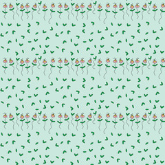 Flowers seamless pattern
